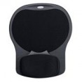Alfombrilla para Ratón (Mouse) con Soporte Para Muñeca con Fácil Deslizamiento - Negro